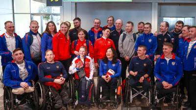 Российские паралимпийцы прибыли в Ханты-Мансийск на Игры «Мы вместе. Спорт»