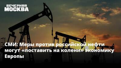 СМИ: Меры против российской нефти могут «поставить на колени» экономику Европы