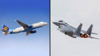 Драма в небе над Бен-Гурионом: самолет Israir опасно сблизился с истребителем