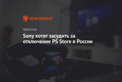 Sony хотят засудить за отключение PS Store в России