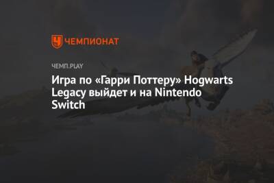 Игра по «Гарри Поттеру» Hogwarts Legacy выйдет и на Nintendo Switch