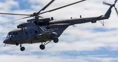 Украинские военные сбили вертолет РФ с надписью "на Берлин" (фото)