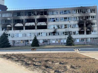 Оккупанты разбомбили центр подготовки атомщиков Запорожской АЭС