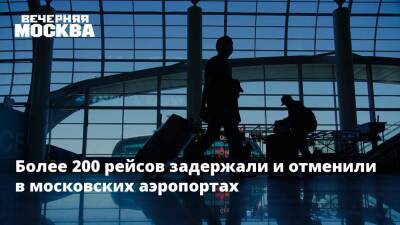 Более 200 рейсов задержали и отменили в московских аэропортах - vm.ru - Москва - Россия - Украина - Белоруссия - Москва