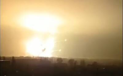 Харьков подвергся сильному обстрелу: от взрыва ночь превратилась в день, кадры