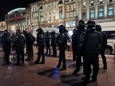 Полиция Петербурга прокомментировала случай с девушкой, потерявшей сознание на митинге