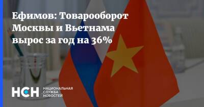 Ефимов: Товарооборот Москвы и Вьетнама вырос за год на 36%