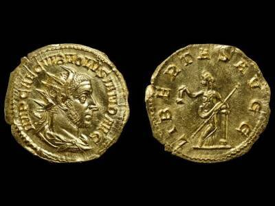 В Венгрии нашли редкую золотую монету III века