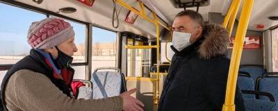 Глава Саранска оценил работу автобусного маршрута №8 и пообщался с пассажирами