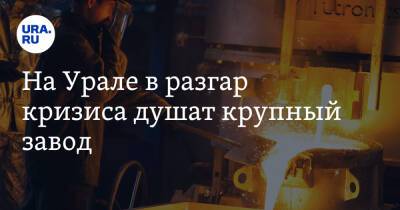 На Урале в разгар кризиса душат крупный завод