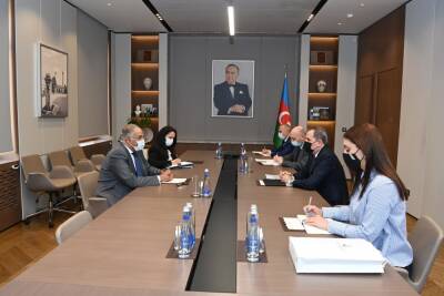 Глава МИД Азербайджана встретился с послом Египта (ФОТО)