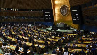 Генассамблея ООН приняла резолюцию по ситуации на Украине