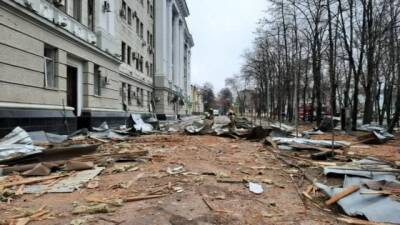 Как выглядит Харьков после череды авиаударов по центру города. ФОТО