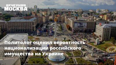 Политолог оценил вероятность национализации российского имущества на Украине