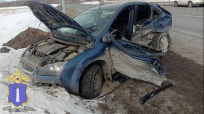 Женщина пострадала в ДТП в Ульяновской области