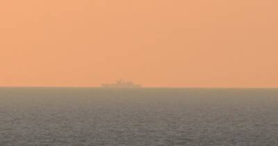 Украинские военные подбили российский корабль у берегов Одессы (видео)