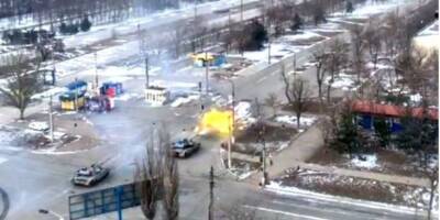Бой на улицах Мариуполя: Азов показал, как его танкисты «отправляют оккупантов в ад» — видео