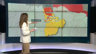 Карта боевых действий на Украине: 27-й день