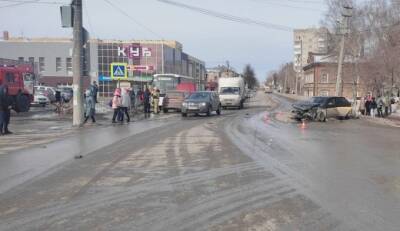 В Кунгуре в результате дорожной аварии пострадал подросток