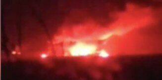 Ад вокруг Тростянца. В Сумской области всю ночь продолжался пожар, происходили бои и артобстрелы — ОГА