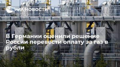 Ассоциация Zukunft Gas: заявление России об оплате газа в рублях вызвало непонимание в ФРГ