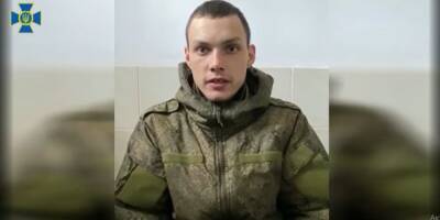 «Бросили как пушечное мясо»: СБУ показала видео допроса взятого в плен под Харьковом ГРУшника