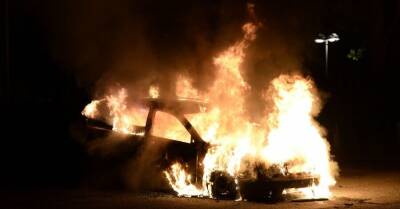 Начато три уголовных процесса по поджогу машин с украинскими номерами