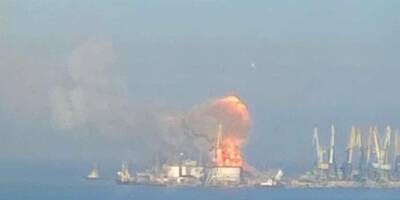 Уничтоженный в порту Бердянска российский десантный корабль шел в Одессу — спикер Одесской ОВА
