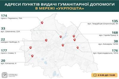 Где в Харькове можно получить гуманитарную помощь