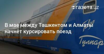 В мае между Ташкентом и Алматы начнёт курсировать поезд