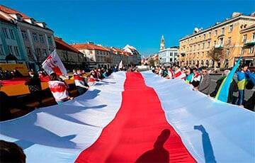 Как белорусы праздновали День Воли в Литве, Польше и Грузии