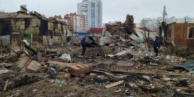 Чернигов разнесен полностью, проще посчитать те дома, которые уцелели — мэр города
