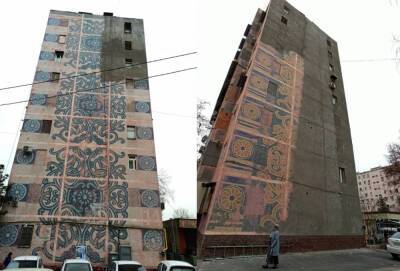 В самом центре Ташкента вновь начали уничтожать уникальную мозаику советской эпохи