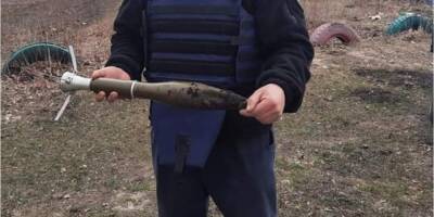 В Киеве за несколько недель нашли сотни мин, которые не разорвались