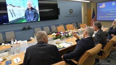 Госсекретарь США совершил виртуальный визит в полевой госпиталь Израиля в Украине