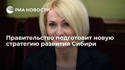 Вице-премьер Абрамченко заявила, что правительство готовит новую стратегию развития Сибири