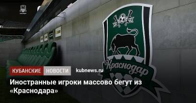 Иностранные игроки массово бегут из «Краснодара»