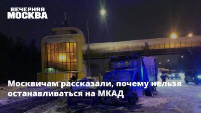 Москвичам рассказали, почему нельзя останавливаться на МКАД - vm.ru - Москва - Госавтоинспекция