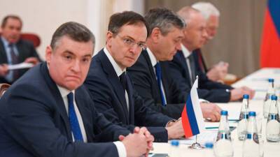 Мединский: Переговоры России и Украины могут начаться в четверг в 15 часов