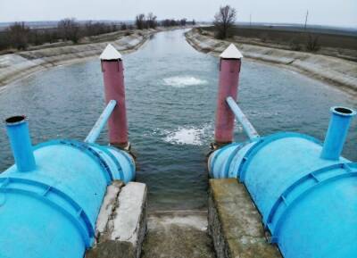 Днепровская вода появилась в Северо-Крымском канале после 8 лет перерыва