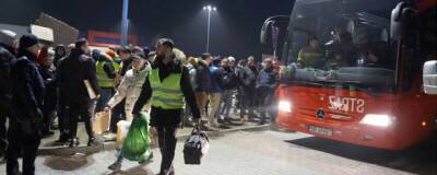 В Польше автобус, везший беженцев в Люблин, съехал в ров и перевернулся