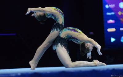 Отличная спортивная подготовка и красота элементов – лучшие моменты первого дня Всемирных соревнований по акробатической гимнастике в Баку (ФОТО)