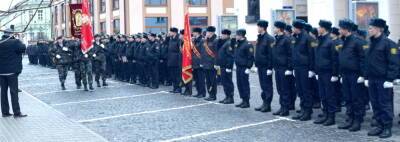 В Гомеле у здания УВД облисполкома состоялись торжества, приуроченные к 105-й годовщине белорусской милиции