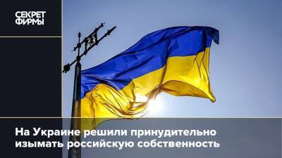 На Украине решили принудительно изымать российскую собственность
