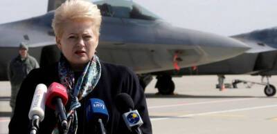 Екс-президент Литви Даля Грибаускайте звинуватила НАТО в лицемірстві та боягузтві та закликала вступити у війну за Україну