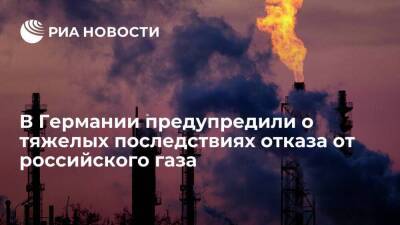 FAZ: крупнейший в мире химический концерн BASF предостерег от эмбарго на российский газ