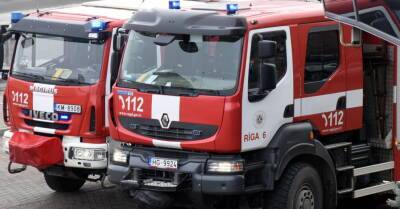 В Риге в результате пожара погиб человек