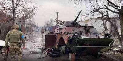 На Донбассе украинские воины уничтожили технику оккупантов и штаб кадыровцев