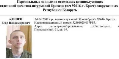Даже номера телефонов: ГУР обнародовало персональные данные белорусских десантников