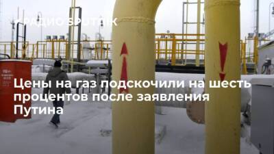 Рост цен на газовые фьючерсы составил шесть процентов на фоне перехода РФ на рублевые расчеты за поставляемое страной топливо